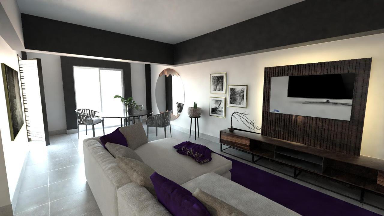 فندق إتش إس هوتسون سمارت أكابولكو المظهر الخارجي الصورة 3D rendering of a living room